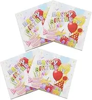 80 Sheets Disposable Napkin Napkins Confetti Funny Birthday Party Pink Tissue Green Napkin Paper