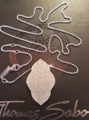 Edle orginal Thomas Sabo Kette mit Orient Pave Anhänger Neu