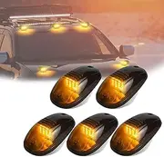 Wireless Cab Lights for Truck,Solar Cab Lights for Truck No Drill,Roof Lights for Trucks,2024 New Wireless Solar Powered Cab Lights for Truck,Car Roof Led Lights,for All Vehicles