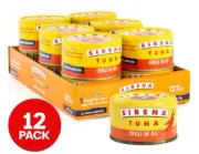 12 x Sirena Tuna With Chilli in Oil I Tins 95g
