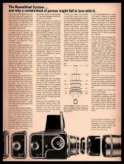 1968 Paillard Inc. "Hasselblad System" Carl Zeiss Camera Lenses Vintage Print Ad
