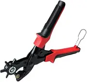 [AIMALL] Multi-Size Revolving Leather Belt Hole Punch Puncher Plier Craft Tool, 10" Adjustable Eyelet Punch