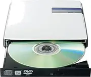 I-O Data Portable Size 2-Layer DVD ± R4x Writing Support DVD Dual Drive [DVRP-UN8AS] I-O Data