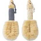 2Pcs Dry Brushing Body Brush for Lymphatic Drainage, Natural Fibers Sisal Bod...