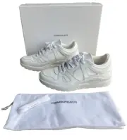 Common Projects 2350 White Leather Track Technical Low-Top Sneakers Size 40