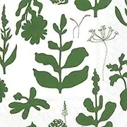 Ideal Home Range Elokuun Vorjot Printed Marimekko 20 Paper Napkins, Green