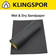 Klingspor Wet and Dry Sandpaper Sanding Waterproof Sand Paper 180 - 2500 Grits