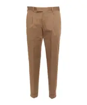 Belt loop casual pants IT52,IT54 Brown