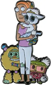 Rick and Morty - Summer & Friends Enamel Pin