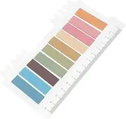 STOBOK Pcs Portable Sentence Markers Sticky Page Tags for Books Highlight Strips for Reading Learning Accessory Soft Texture Colorful Bookmarks
