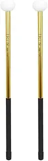ifundom Ergonomic Aluminum Alloy Timpani Sticks with Felt Head 2pcs Drum Mallets for Enhanced Performance