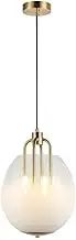 CJLWSLCO Modern Simple Light Luxury Cream Glass Chandeliers Bedroom Living Room Dining Room Commercial Decorative Hanging Lamp LED E14 Light Source 4 Heads Pendant Light Modern Simple Home Lighting Fi