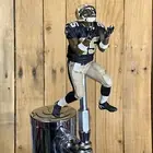 NEW ORLEANS SAINTS Tap Handle Reggie Bush Beer Keg NFL FOOTBALL Black Jersey