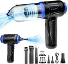 BVC200 Mini Car Vacuum, 22000PA Cordless 3 in 1 Compressed Air Duster Keyboard C