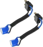 Fit Car Light Wire Harness Adapter Secure Stable Lamp Base Connector Socket Set for Vehicles