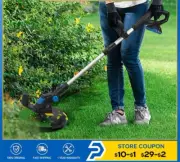 20V Cordless Grass Trimmer Electric Lithium Battery Lawn Mower Grass String Trim