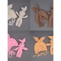 在飛比找ETMall東森購物網優惠-服裝兔子玩偶滿月百天照兒童攝影