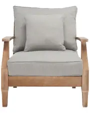 Safavieh Couture Martinique Wood Patio Armchair