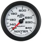 Autometer Phantom II Water Temperature Gauge - 120 - 240 F, 2 5/8 Inch, AU7832