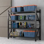 Giantz 2Mx1.8M Garage Shelving Warehouse Rack Pallet Racking Storage Shelf Black