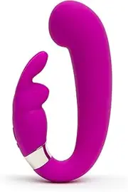 Happy Rabbit G Spot Clitoral Curve Vibrator, Purple