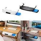 Keyboard Tray Under Desk with 360° Rotating Mouse Platform Computer Drawer