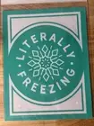 Chalk Couture Literally Freezing Size B Transfer Stencil 8x10 Retired