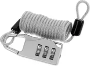GETAJGHSD 1 Set Anti-Theft Wire Rope Lock for Luggage Locks for Luggage Small Cable Lock Wire Lock Luggage Lock Cable Locks with Combination Lock for Locker Refrigerator Locks for Adults