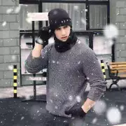 Fleur 3-Piece Set Beanie, Scarf&Touchscreen Gloves for Men&Women Indoor&Outdoor