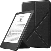 FANRTE Case Fits 6" All-New Kindle (11th Generation-2022 Release), Lightweight Standing Origami Shell Cover with Auto Wake/Sleep for Kindle 2022 11th Gen e-Reader,Black