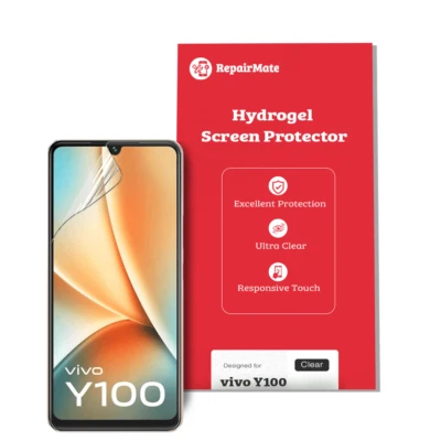 Vivo Y100 Compatible Hydrogel Screen Protector Full Cover[2 Pack]