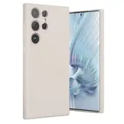 MCC For Samsung Galaxy S22 Ultra 5G Soft Liquid Silicone Shockproof Case Cover S908 [White]