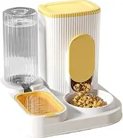 Automatic Dog Feeder,Dog Feeder Automatic Cat Food Dispenser - 2 in 1 Feeding Station Container Pet Supplies, Freshness Preservation Water Bowl for Small Medium Large Pets
