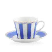 Noritake Carnivale Cup & Saucer Set (Dark Blue) 220ml