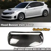 Car Carbon Fiber Hood Bonnet Vent Scoop For Subaru Impreza WRX STi 2008-14 2009