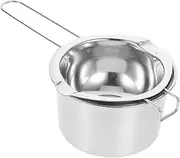 [Generic] 2Pcs Candle Melting Pot Kit Stainless Steel Wax Heater Bowl for DIY Candle Crafts Multifunctional Melting Tool for Wax Butter and More