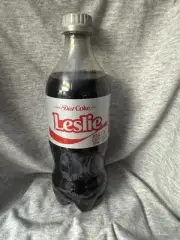 Share a Coke with Leslie 2025 Personalized Gift Coca Cola Bottle 20oz Diet