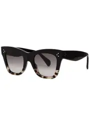 Celine Square-Frame Sunglasses Black, Sunglasses, 100% Uv Protection One Size