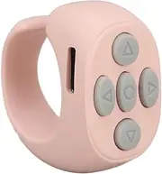 Phone Remote Control Selfie Button Ring, Bluetooth Remote Control Page Turner, Wireless Camera Shutter Clicker for Home
