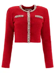 [Self-Portrait] Self-Portrait-Knitwear Rosso-Donna L Red