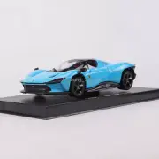 1:43 Ferrari Daytona sp3 Model Car Diecast Toy Cars Metal Die-cast Vehicle Blue