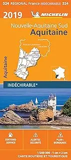 AQUITAINE 17524 CARTE MICHELIN KAART 2019