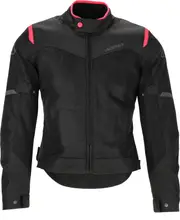 Acerbis Ramsey Vent 2.0, textile jacket women , color: Black/Pink , size: M