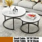 2025 Coffee Table Industrial Nesting Centre Accent Table Room Apartment Set of 2