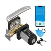 Keyless Entry Door Lock with Handle - YOUDO Smart Lock Front Door Digital Key...