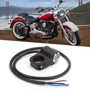 (Red Lighting)Handlebar Headlight Switch Motorcycle Handlebar Switch Easy To