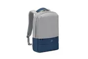 Rivacase 7562 AntiTheft 15.6 Backpack - Grey/Dark Blue [7562 GREY/DARK BLUE]