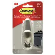 Command FC13BNES 5 lbs. cap. Adhesive Mount Hook - L (1 Hook,2 Strips/PK) New