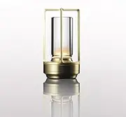 Touch Table Lamp Cordless Table Lamp Rechargeable Battery Operated Crystal Lamp 3 Adjustable Brightness with Touch Sensor for Bedroom Reading Home Bar Study Villa Bar (Gold)