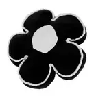 (Black) 60Cm Flower Cushion Pillow Lazy Fart Cushion Bay Window Cushion
